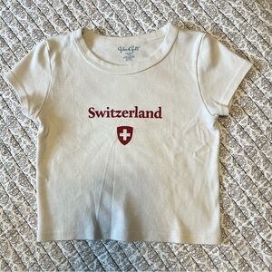 brandy melville/john galt baby tee